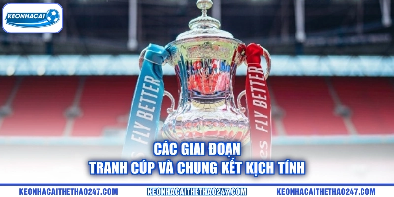 Các giai đoạn tranh cúp và chung kết kịch tính Các giai đoạn tranh cúp và chung kết kịch tính
