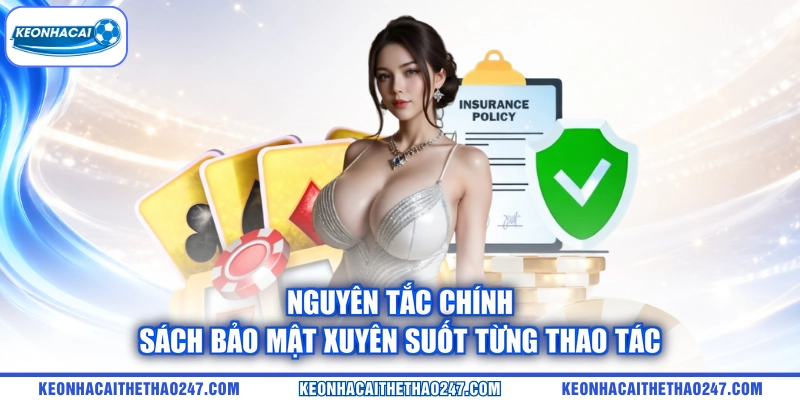 Nguyên tắc chính sách bảo mật xuyên suốt từng thao tác Nguyên tắc chính sách bảo mật xuyên suốt từng thao tác