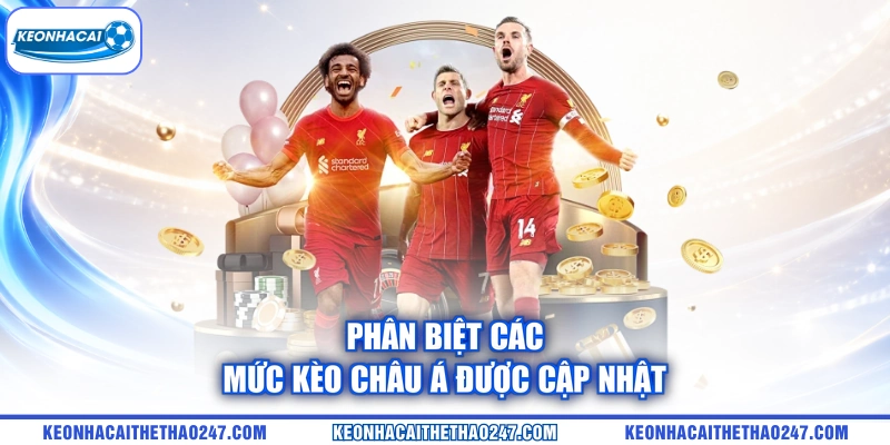 Phân biệt các mức kèo châu Á được cập nhật Phân biệt các mức kèo châu Á được cập nhật