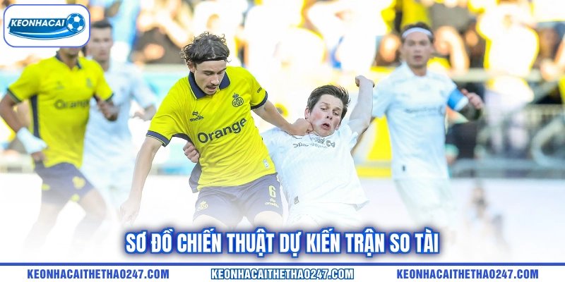 Sơ đồ chiến thuật dự kiến trận so tài Sơ đồ chiến thuật dự kiến trận so tài