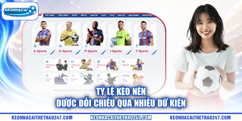 Tỷ lệ kèo nên được đối chiếu qua nhiều dữ kiện Tỷ lệ kèo nên được đối chiếu qua nhiều dữ kiện